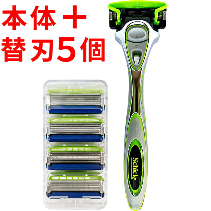 楽天市場】シック ハイドロ5 プレミアム 本体 ＋ 替刃5個 5枚刃 髭剃り