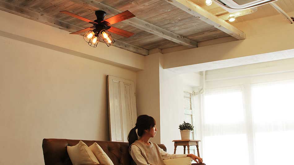 楽天市場】【今だけ5年保証】シーリングファンライト LED シーリング