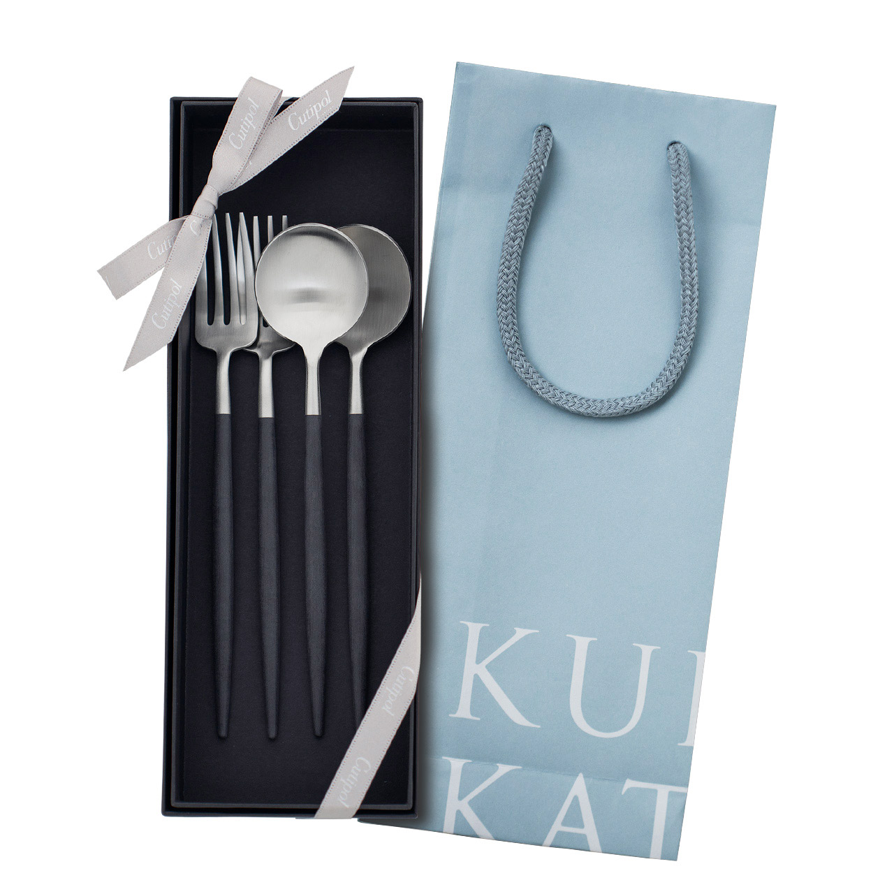 楽天市場】□クチポール ゴア・ブルー ゴールド デザートセット 3PCS