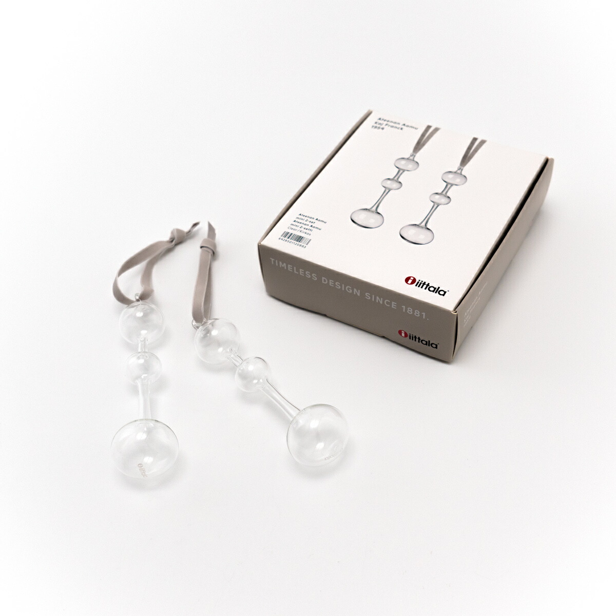 楽天市場】iittala イッタラ アテネの朝 オーナメント 2個セット ミニ