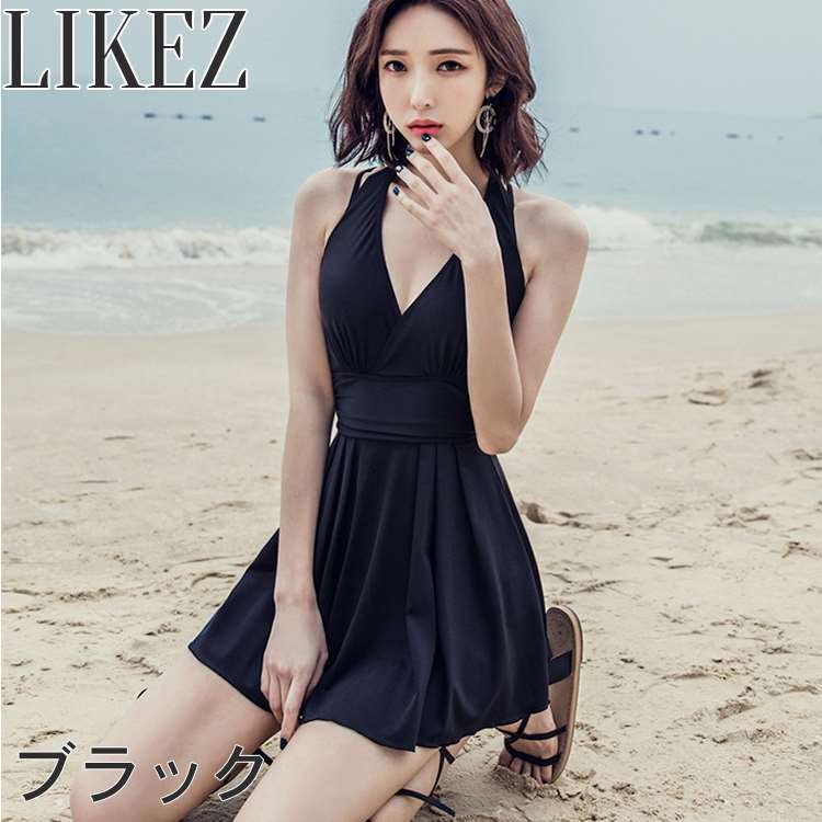 楽天市場】ワンピース水着 レディース 夏 スイムウェア ブラック