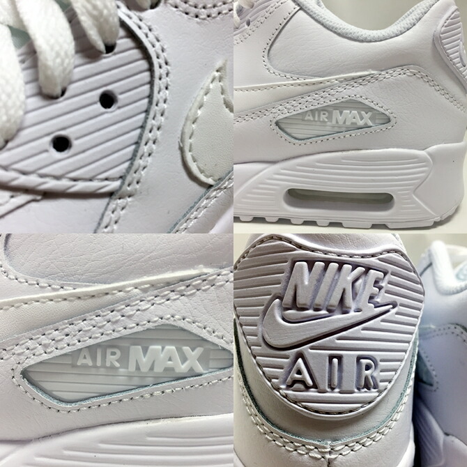 楽天市場】NIKE AIR MAX 90 LTR GS WHITE/WHITE 833412-100 ナイキ