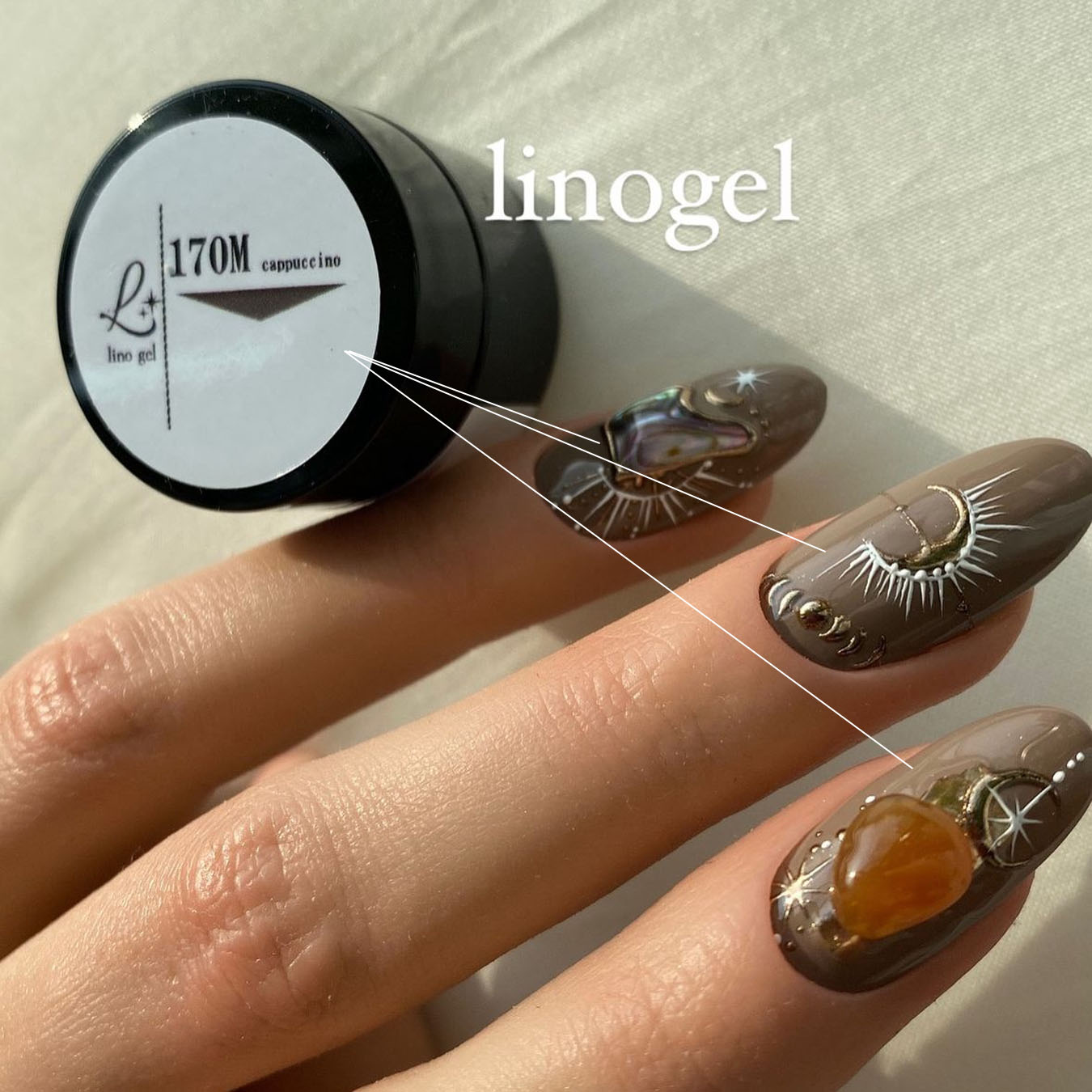 楽天市場】ジェルネイル カラージェル 170M カプチーノ cappuccino