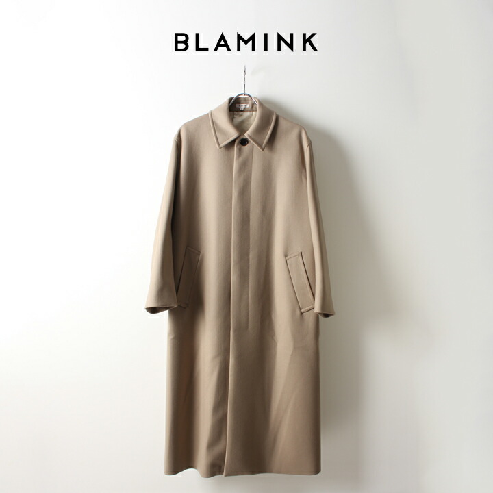 ともたん BLAMINK ブラミンク シャギーガウンコート BLAMINK
