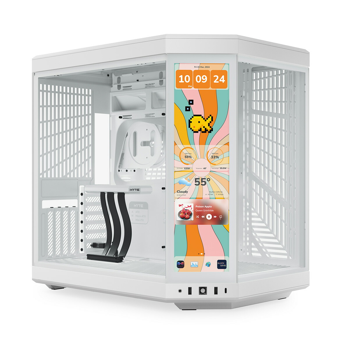 楽天市場】HYTE Y70シリーズ専用 14.9インチタッチスクリーン Y70