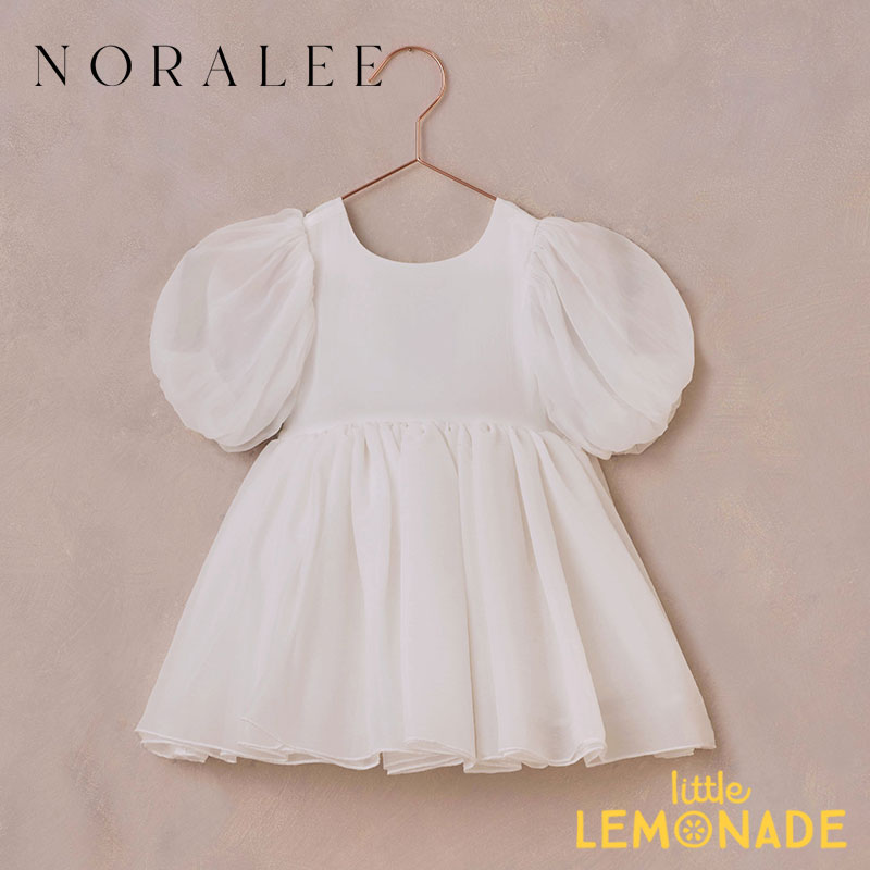 楽天市場】【NORALEE】SOFIA DRESS【2歳/4歳/6歳】 IVORY パフスリーブ