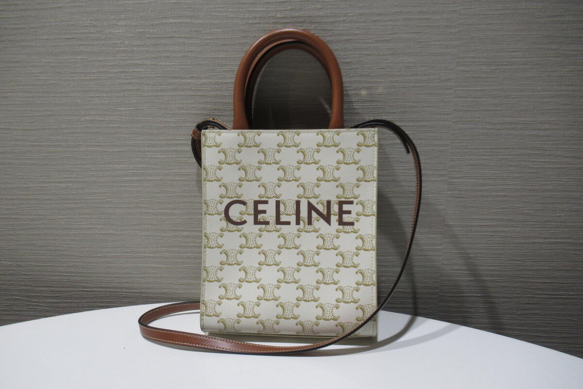 楽天市場】CELINE セリーヌ ミニ バーティカル カバ トリオンフ