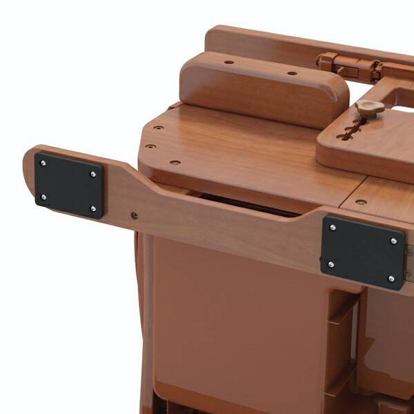 楽天市場】ポータブルトイレ 標準便座 家具調セレクトR はねあげ