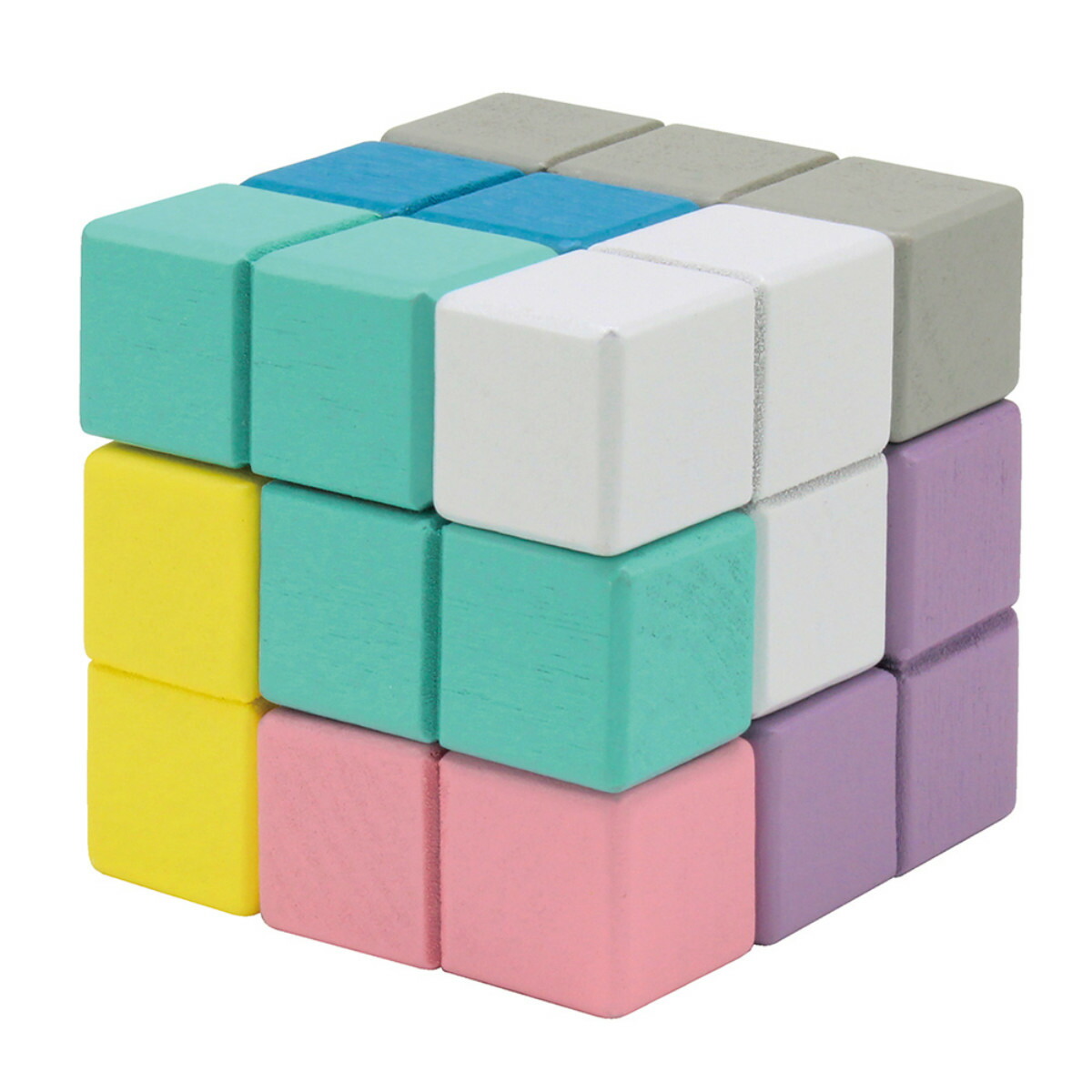 楽天市場】知育玩具 イクモク木製知育 立体 パズル 6歳 小学生 （ 7