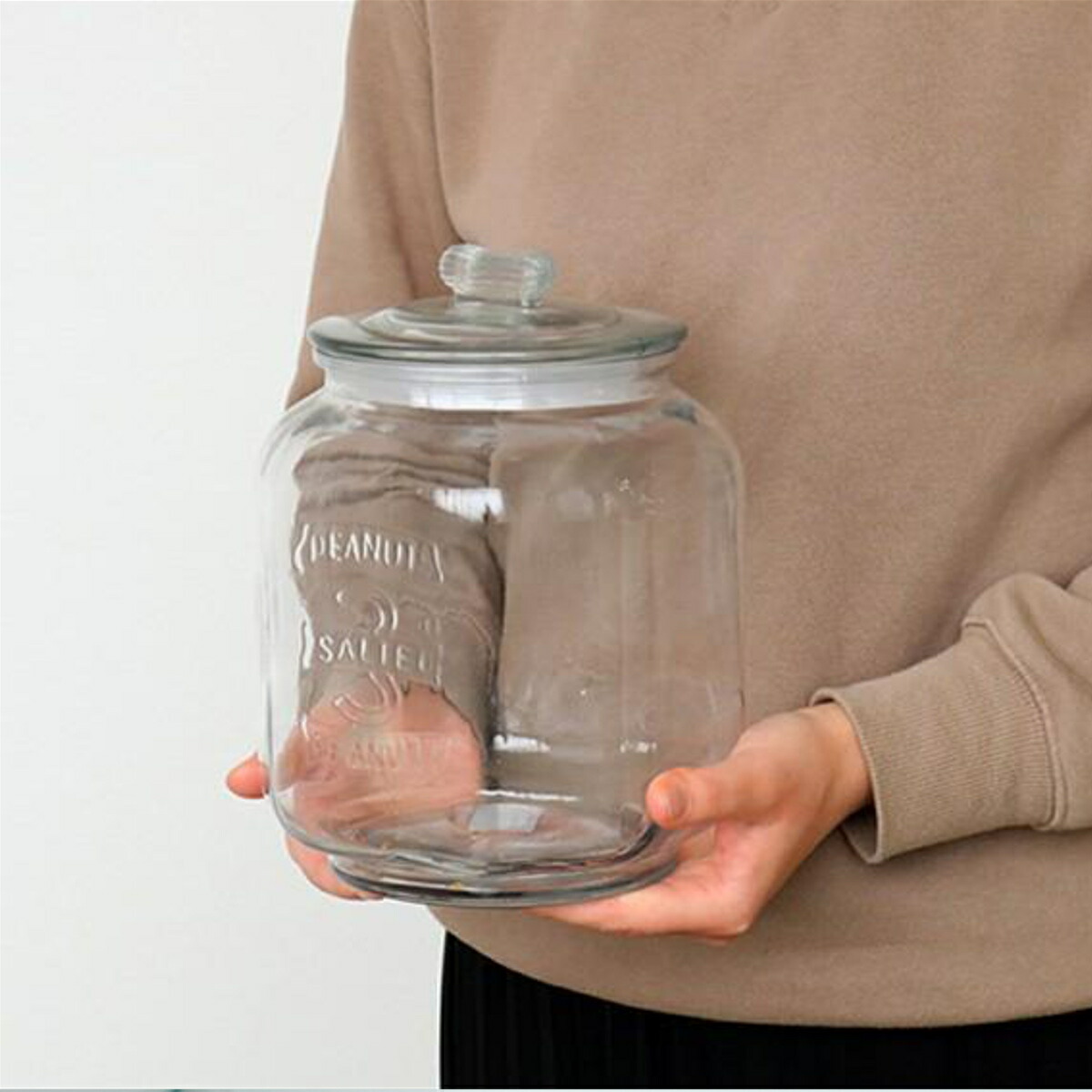 楽天市場】保存容器 3L ガラスクッキージャー ガラス （ キャニスター