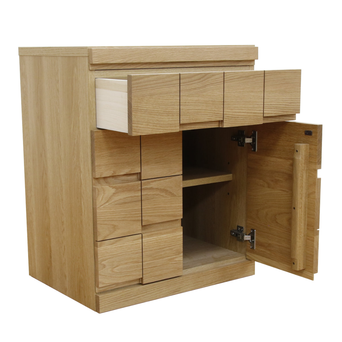 楽天市場】仏壇キャビネット 開き戸 ホワイトオーク 日本製 ARK 約幅