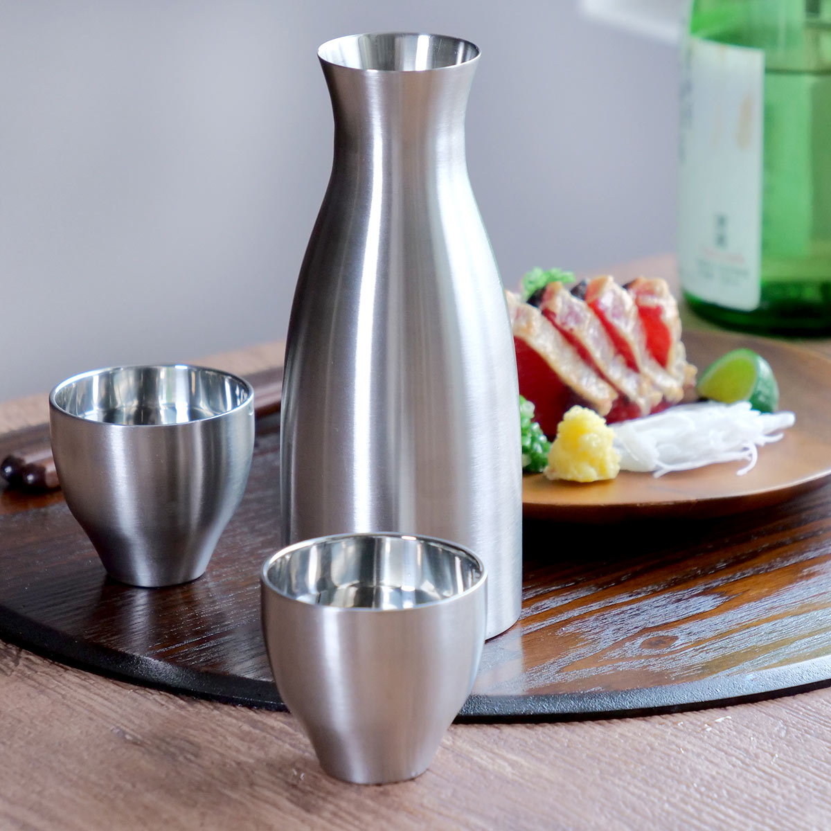 楽天市場】酒器セット 徳利 お猪口 おうち居酒屋 ステンレス （ 送料