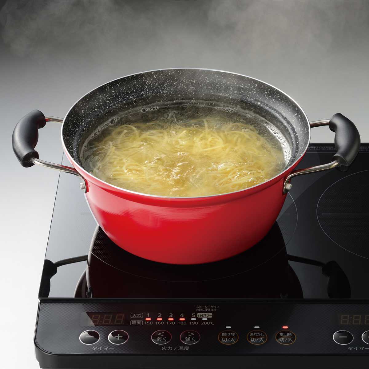 楽天市場】蒸し料理鍋 24cm IH対応 にこみーな （ ガス火 IH ih 対応