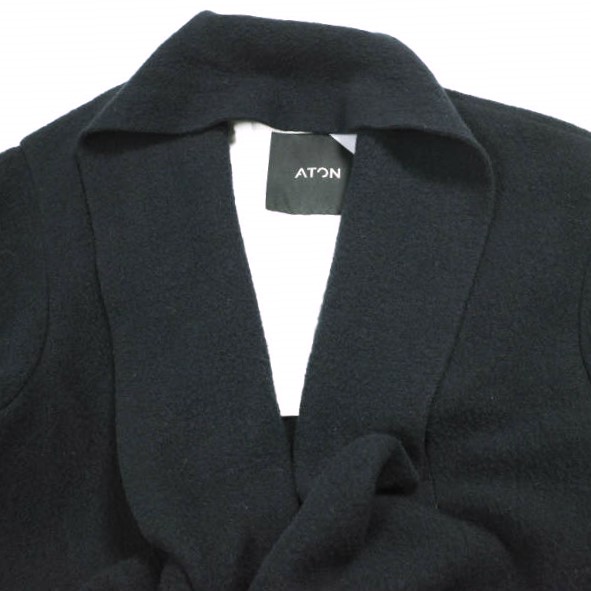 楽天市場】ATON エイトン 日本製 WOOL FLEECE ROBE COAT ウール