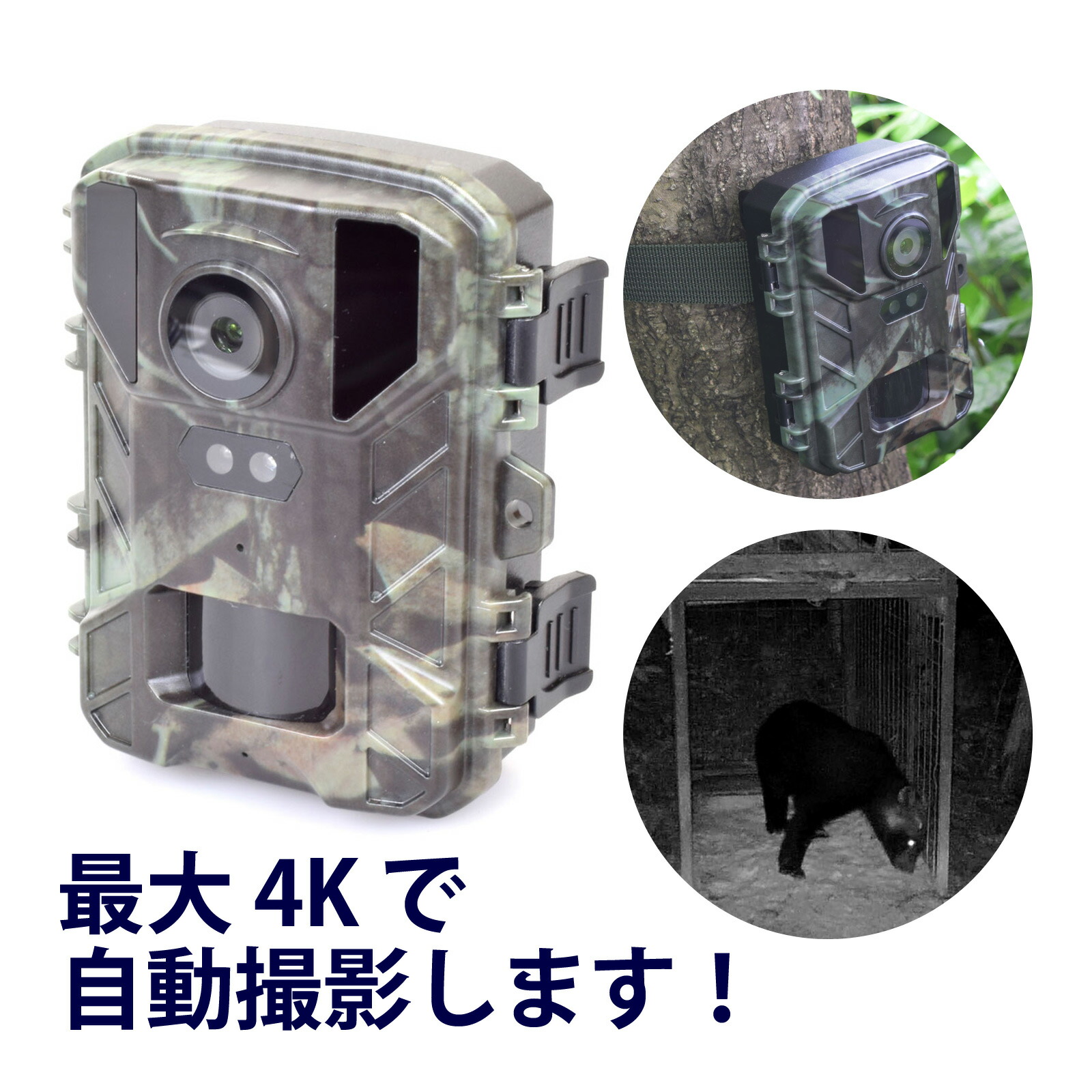 楽天市場】赤外線 無人 撮影 カメラ 4Kカメラ STR-MiNi800 暗視