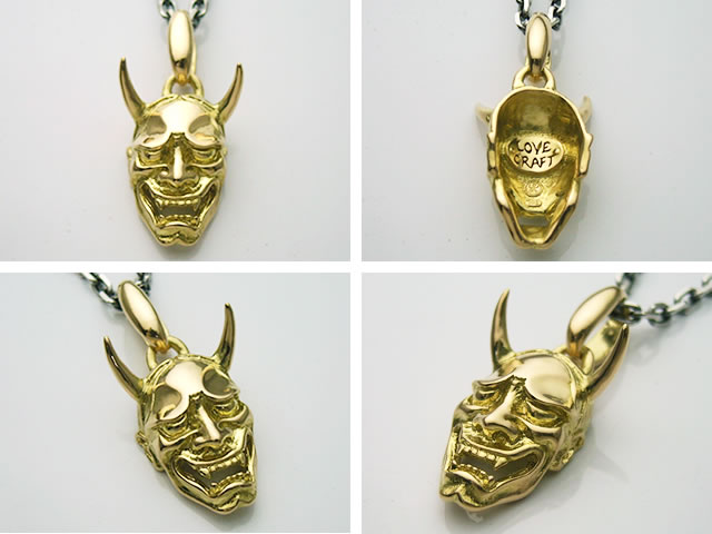 楽天市場】【K18イエローゴールド】【送料無料】18金製の般若