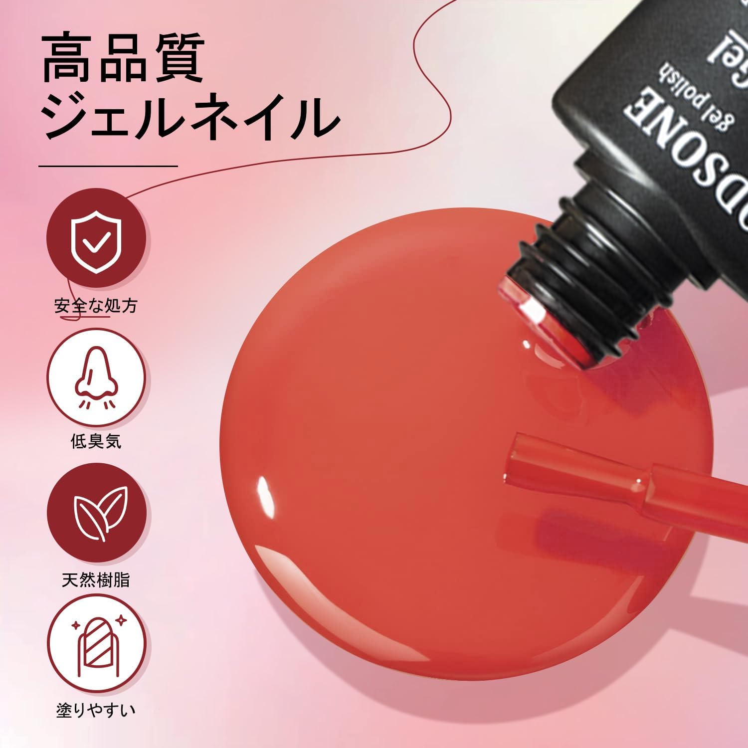 楽天市場】32色 鮮やかで高光沢のジェルネイルポリッシュキット