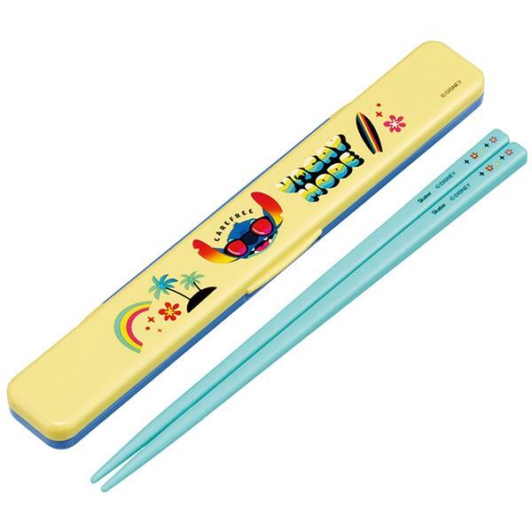 楽天市場】スティッチカラフル 抗菌音のならない箸・箸箱セット 箸18cm