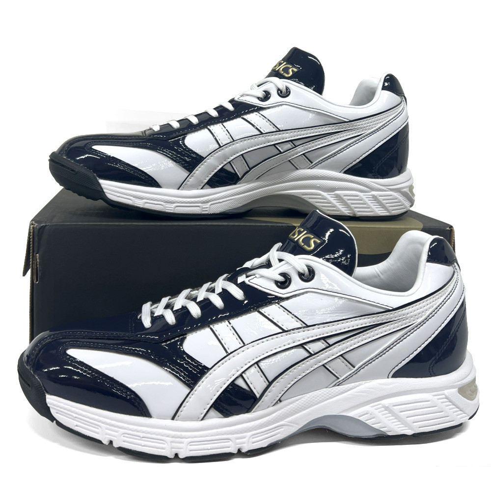 楽天市場】【サイズ交換送料無料】ホワイト×ネイビー アシックス 野球