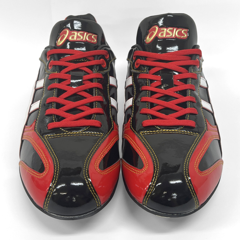楽天市場】【サイズ交換送料無料】ブラック×レッド アシックス 野球