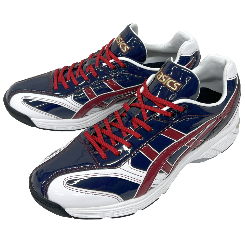 楽天市場】【サイズ交換送料無料】ネイビー×ワインレッド アシックス