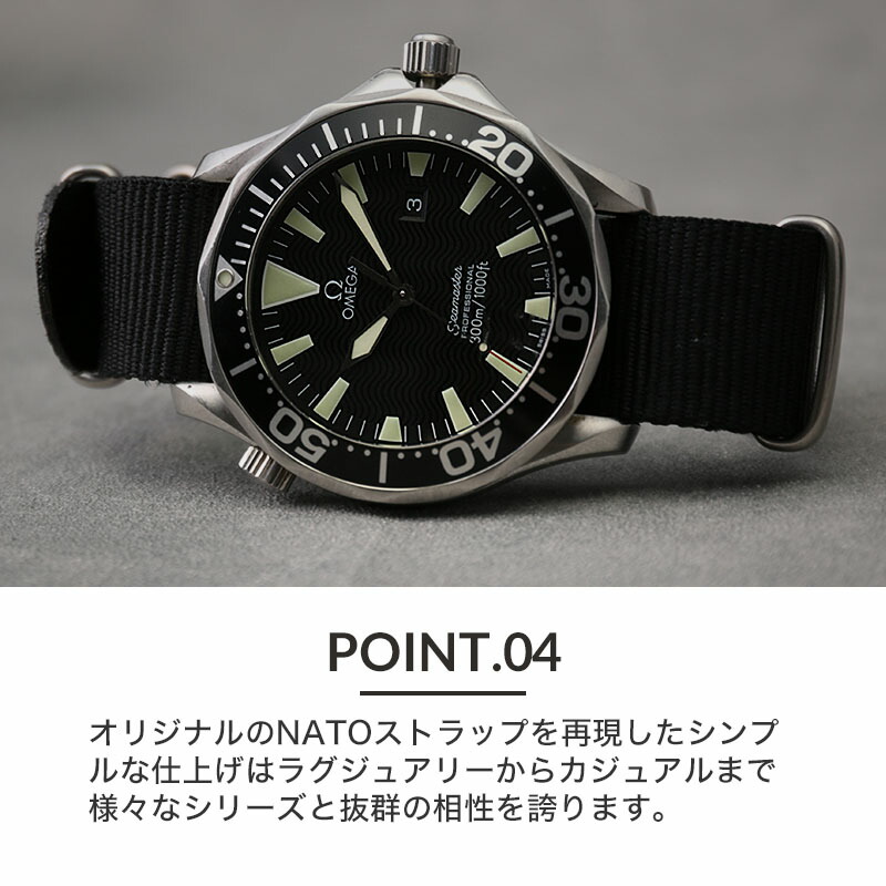 楽天市場】【オメガ OMEGA 対応 ベルト】NYLON STRAP TYPE NATO