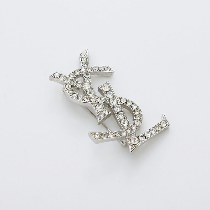 楽天市場】イヴ・サンローラン YVES SAINT LAURENT ラインストーン YSL