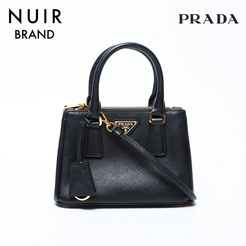 楽天市場】プラダ PRADA サフィアーノ ガレリア ミニ 2way 三角