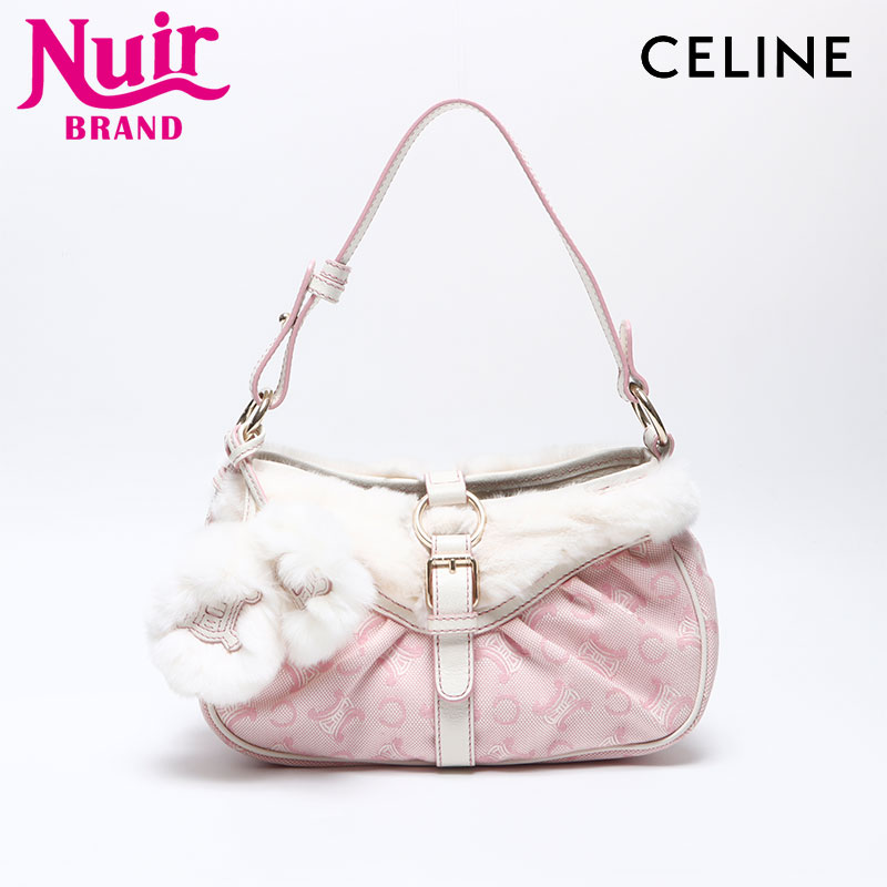 楽天市場】セリーヌ CELINE ラビットファー キャンバス マカダム