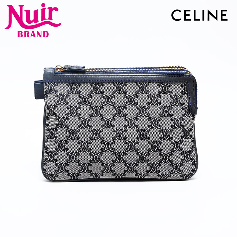 楽天市場】celine マカダムポーチの通販
