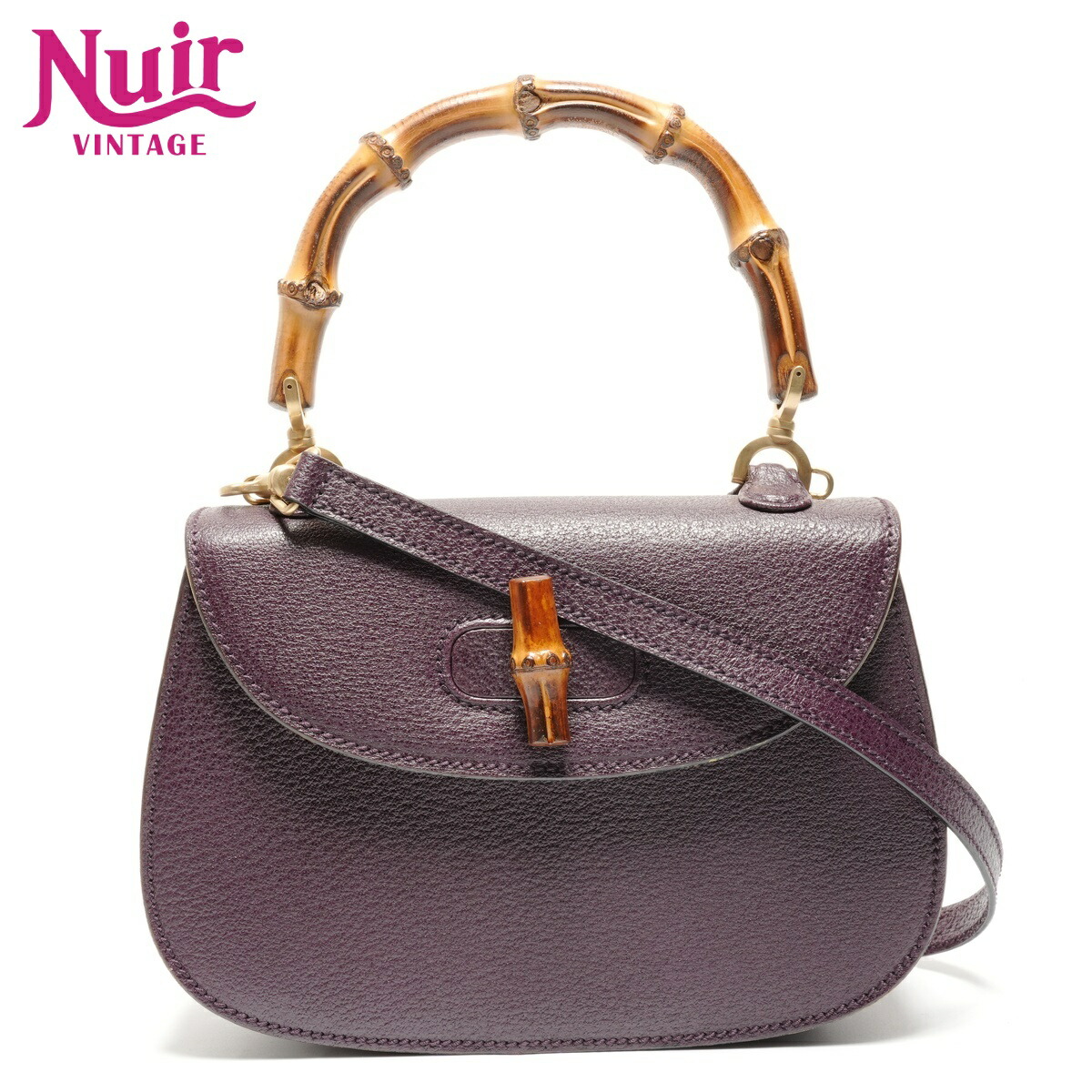 楽天市場】新品同様 グッチ バンブー ショルダー ハンドバッグ レザー