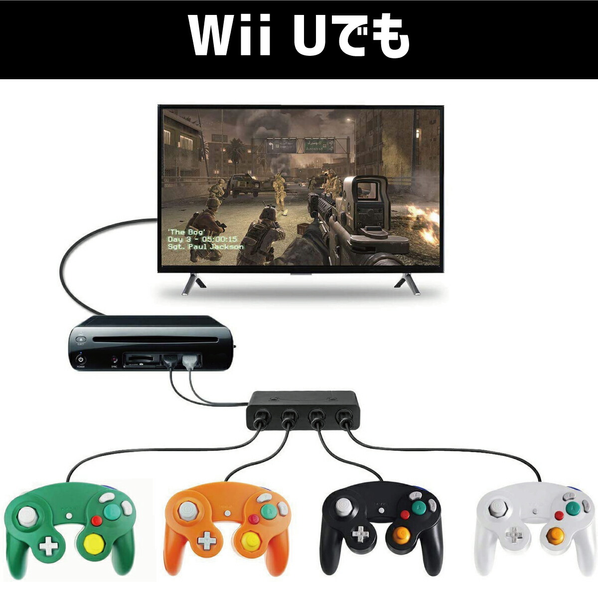 楽天市場】ゲームキューブコントローラー 接続タップ 互換品 Switch