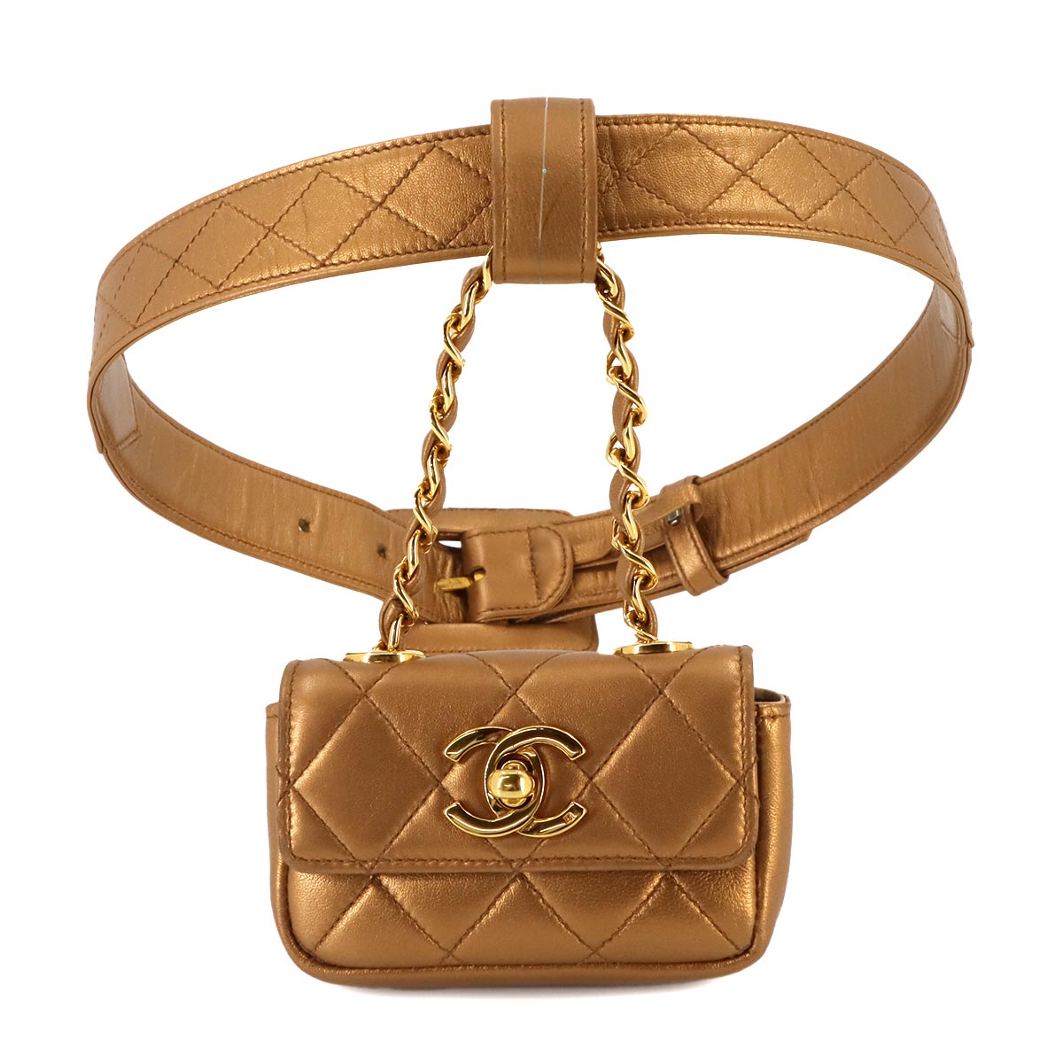 楽天市場】【新品同様】 シャネル CHANEL マトラッセ ベルトバッグ