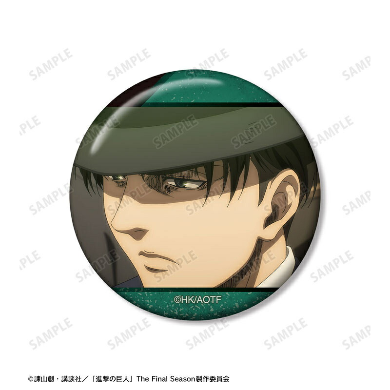 楽天市場】進撃の巨人 リヴァイ 場面写缶バッジ5個セット Vol.2 アルマ