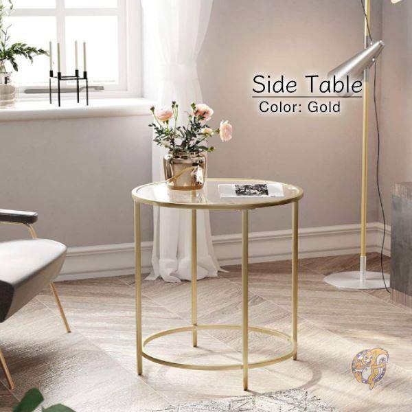 楽天市場】ゴールド 大理石 サイドテーブルの通販