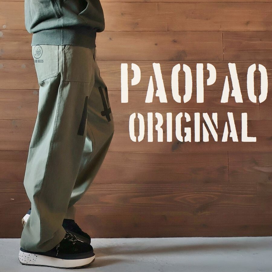 楽天市場】PW PAOPAO オリジナル ヘリンボーン デッキパンツ