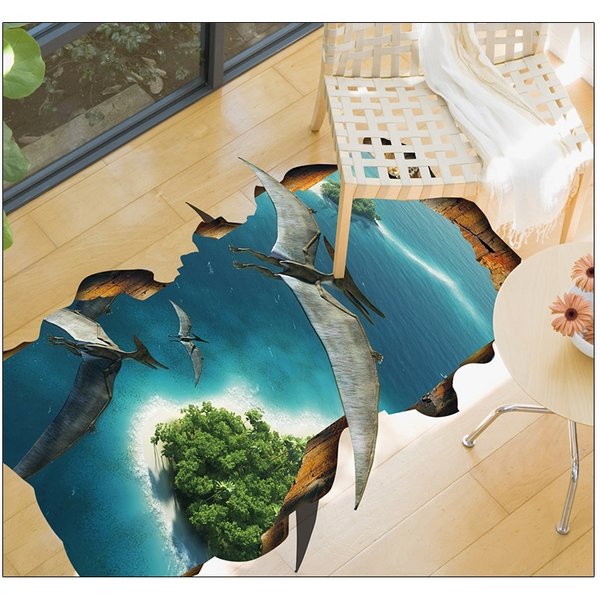 楽天市場】3D ウォールステッカー 空飛ぶ恐竜 ジュラシックパーク