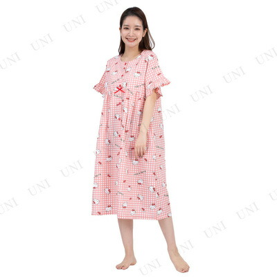 楽天市場】SAZAC(サザック) ギンガムハローキティワンピース レッド