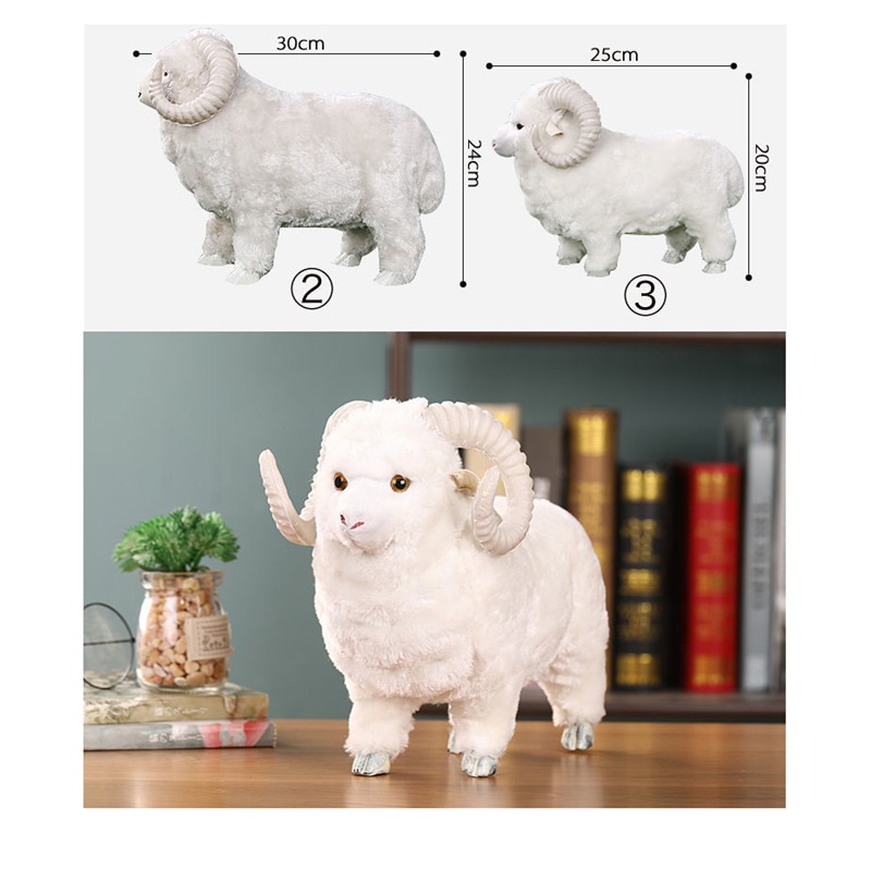 楽天市場】羊 縫いぐるみ リアル ヒツジ キャラクター 置物 巨大 抱き