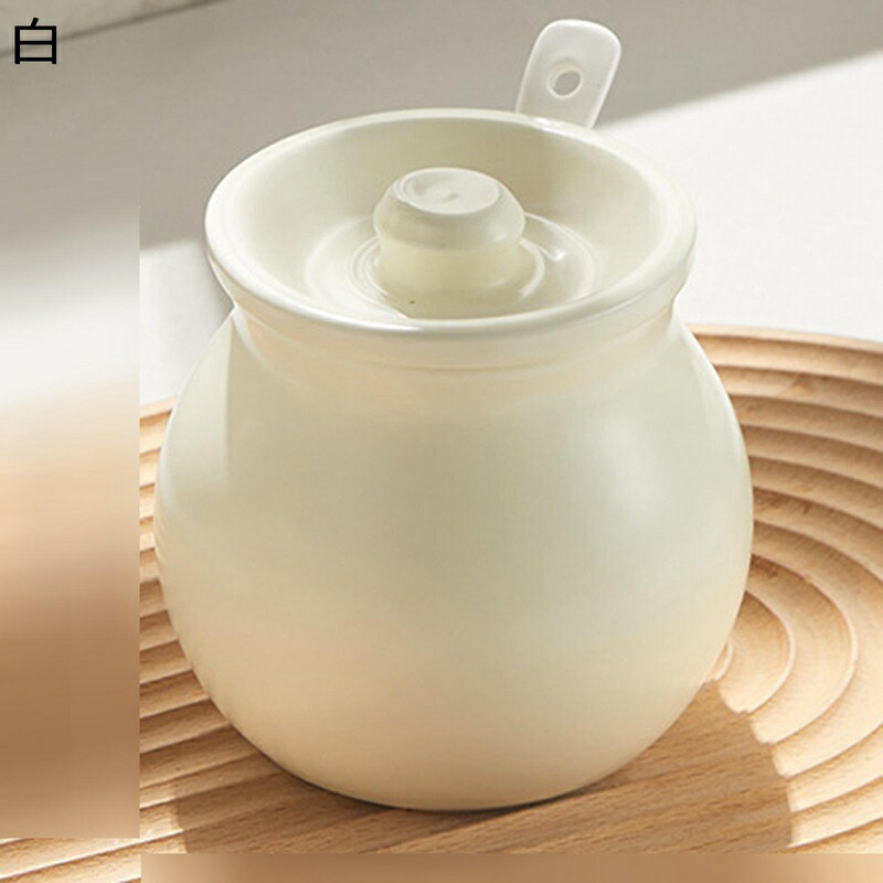 楽天市場】保存瓶セラミック調味料ポット 400ml 密閉容器 シュガー