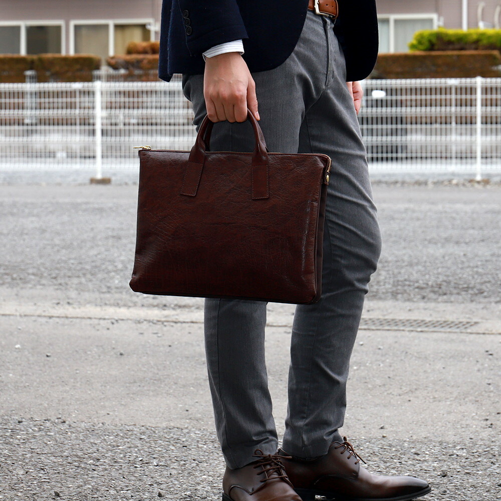 楽天市場】『デュック』(全3色)バッファローレザー/【ビジネスバッグ