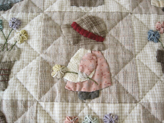 楽天市場】スーちゃんのミニタペストリー お花がいっぱい パッチワーク