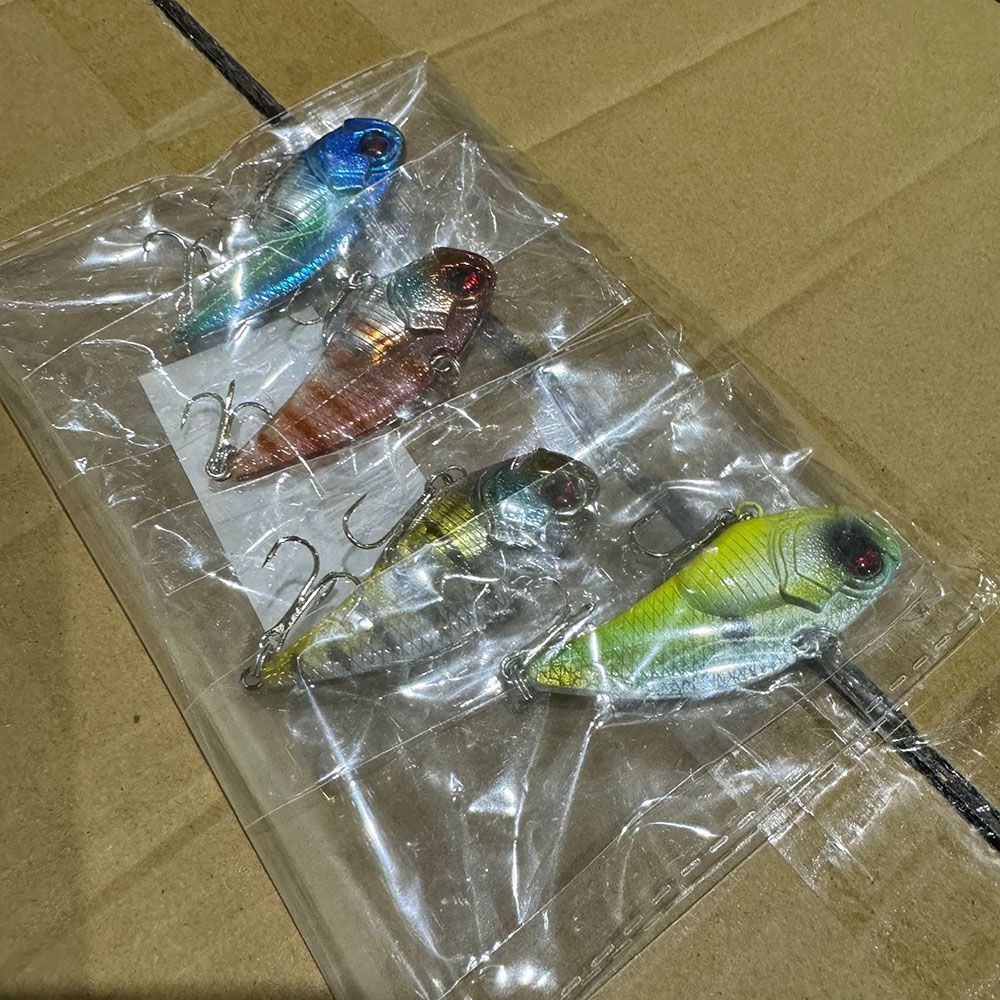 楽天市場】バイブレーション 4個セット 釣り シーバス バス釣り ルアー