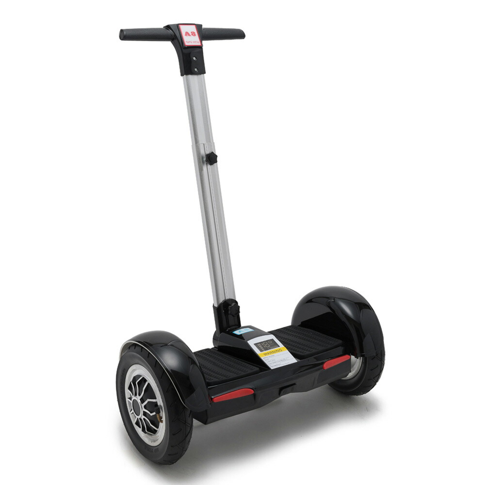 楽天市場】電動 バランススクーター 立ち乗り スクーター バー付き