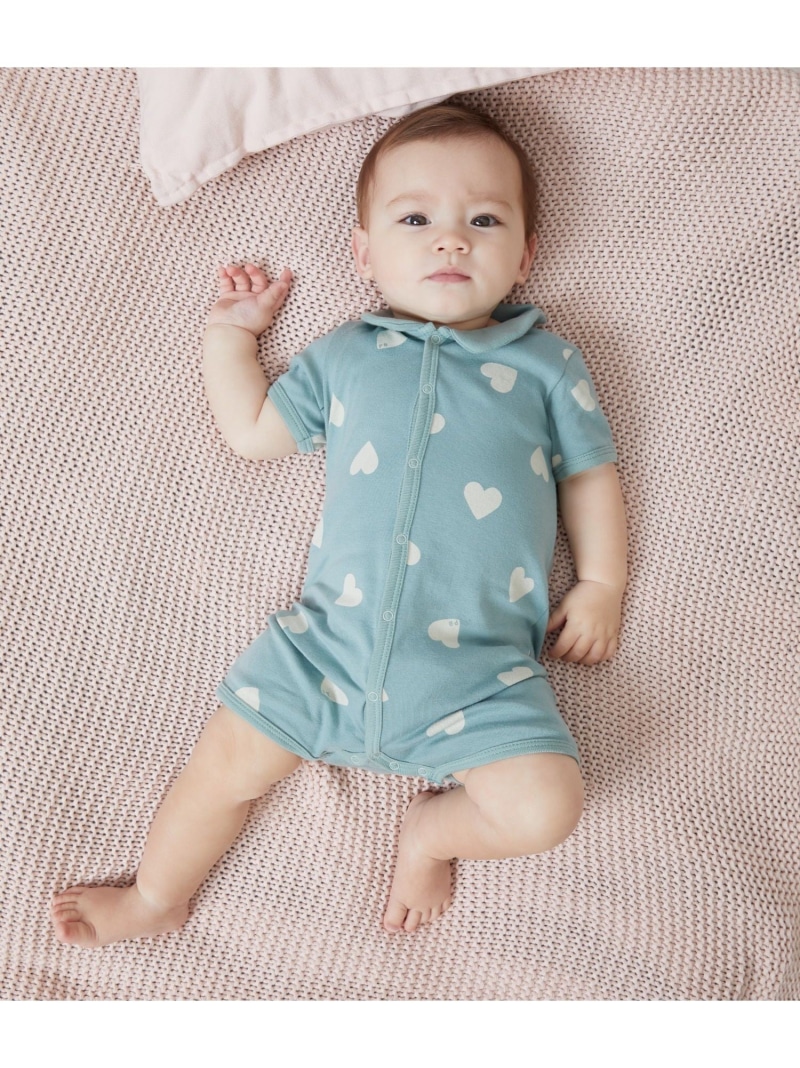 楽天市場】【SALE／10%OFF】プリントショートロンパース PETIT BATEAU