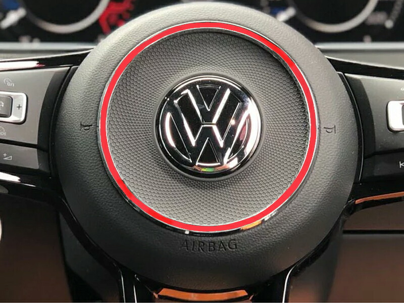 楽天市場】ゴルフ7.5R GOLF7.5R ステアリングセンターリング ロッソ