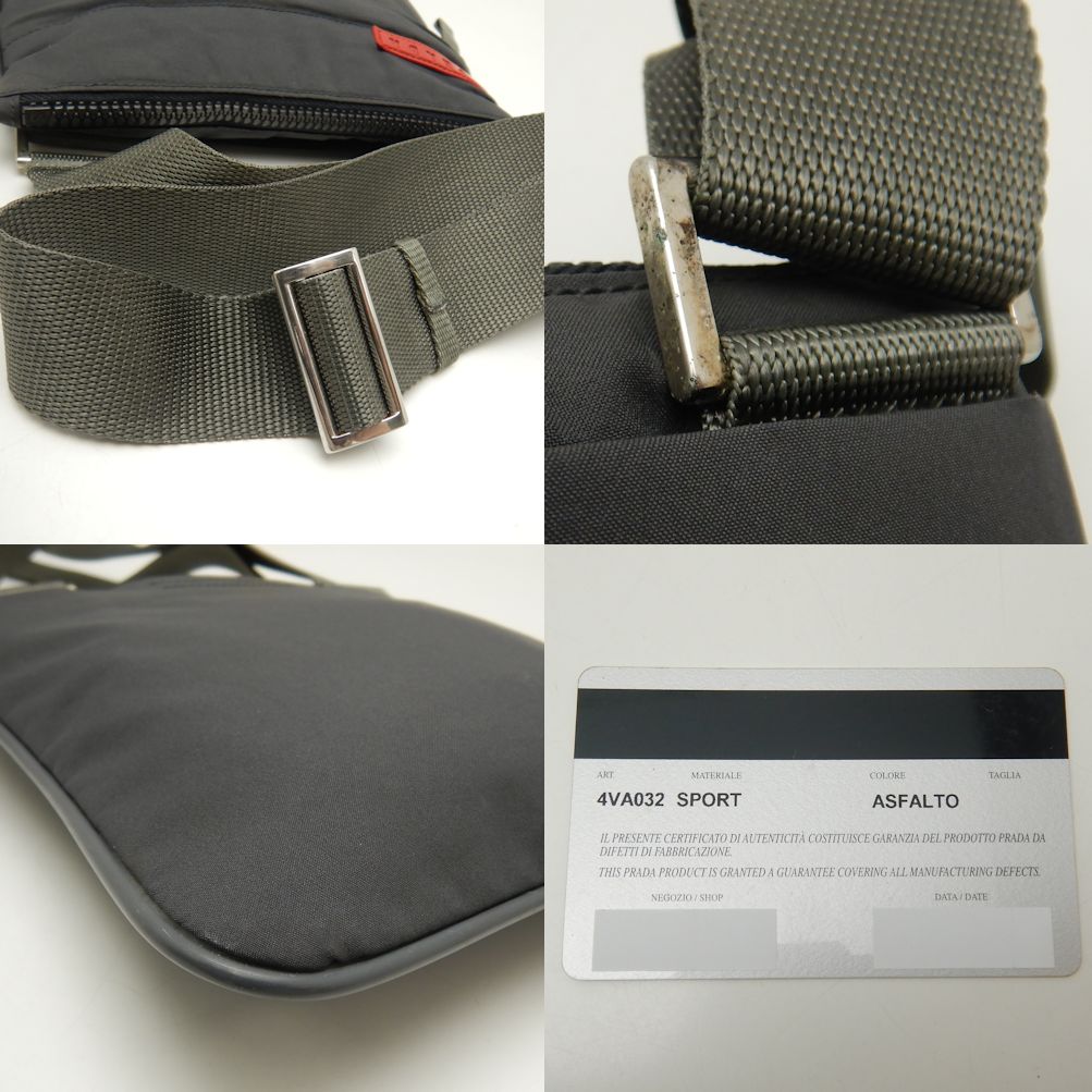 楽天市場】PRADA SPORTS プラダスポーツ 4VA032 ショルダーバッグ