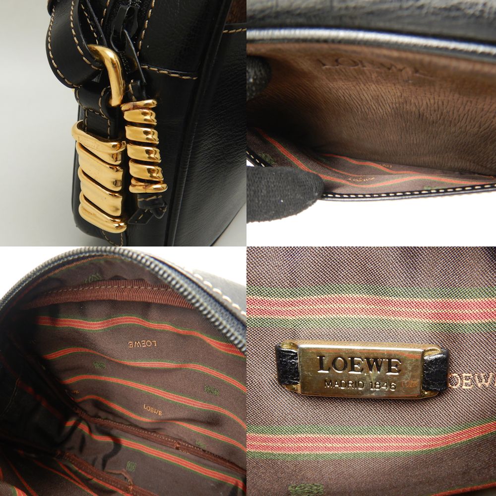 楽天市場】LOEWE ロエベ ショルダーバッグ ベラスケス レザー ブラック