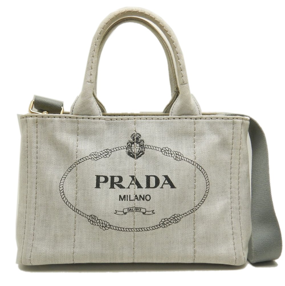 楽天市場】PRADA プラダ カナパ 1BG439 トートバッグ 2WAY デニム