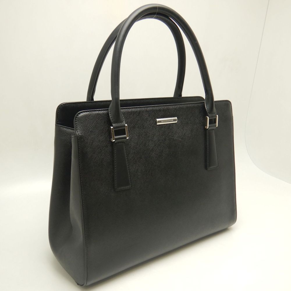 楽天市場】BURBERRY バーバリー ハンドバッグ サフィアーノレザー